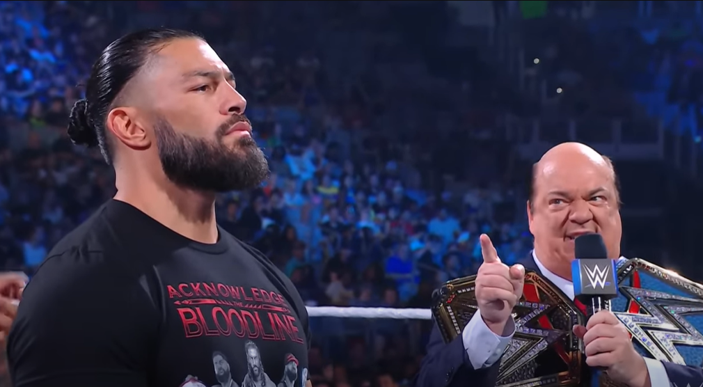 Roman Reigns and Paul Heyman (Image via WWE)