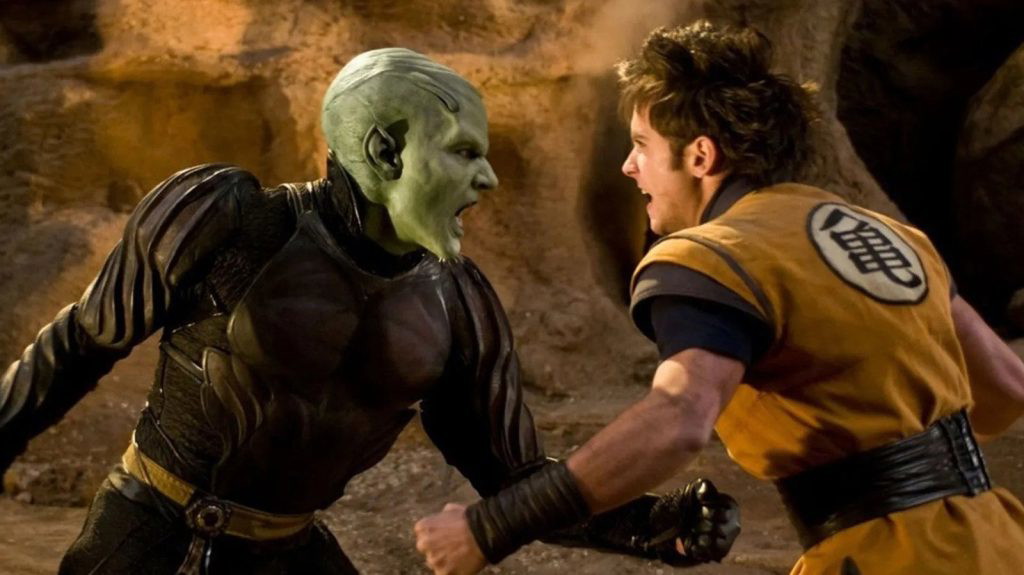 Justin Chatwin and James Marsters in Dragonball Evolution