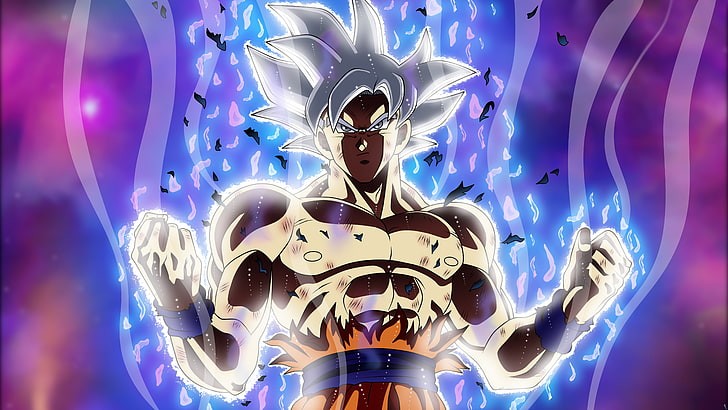 Goku in the Ultra Instinct for in a still from Dragon Ball Super 