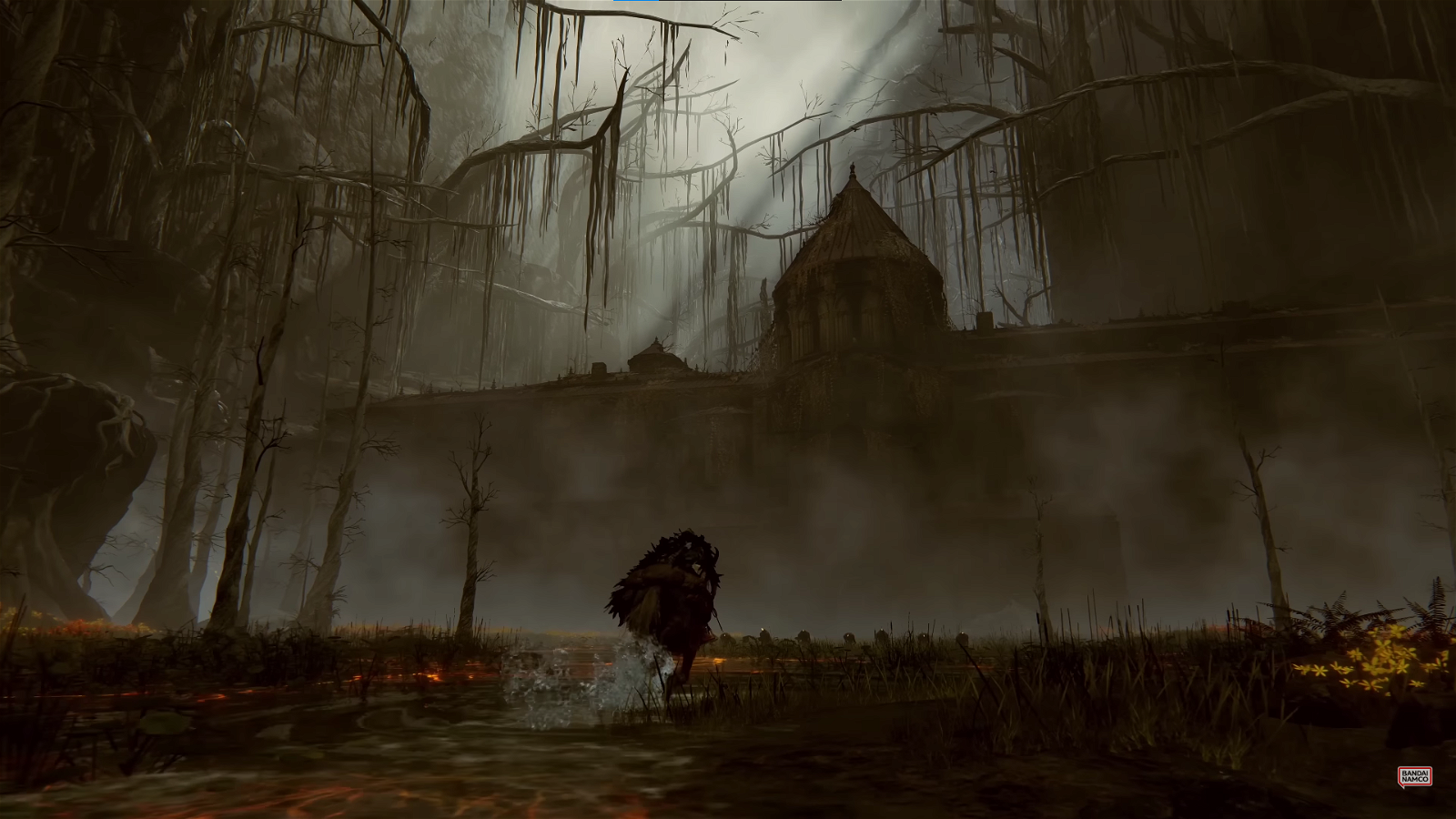 A still from Elden Ring's DLC gameplay trailer