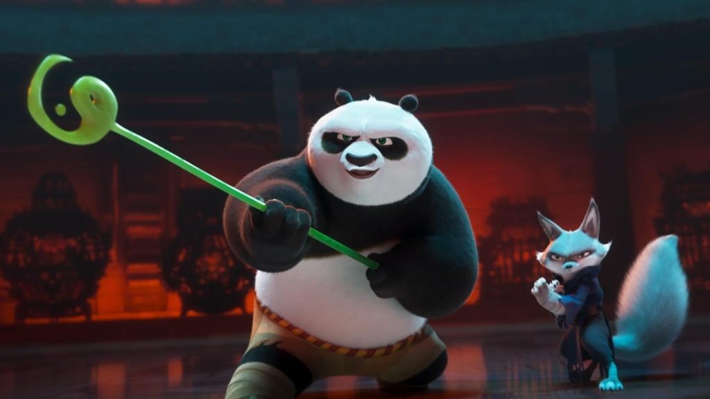 Jack Black returns as Po in 2024's Kung Fu Panda 4