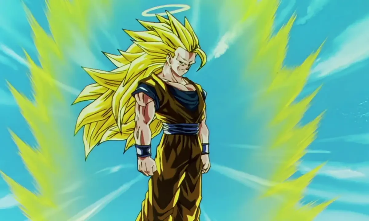 Goku transforms into SSJ3 for the first time