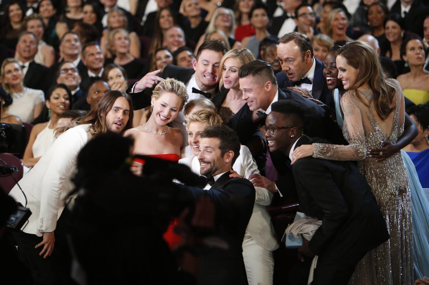 The Oscars Selfie | Credits: Al Saib/ Los Angeles Times