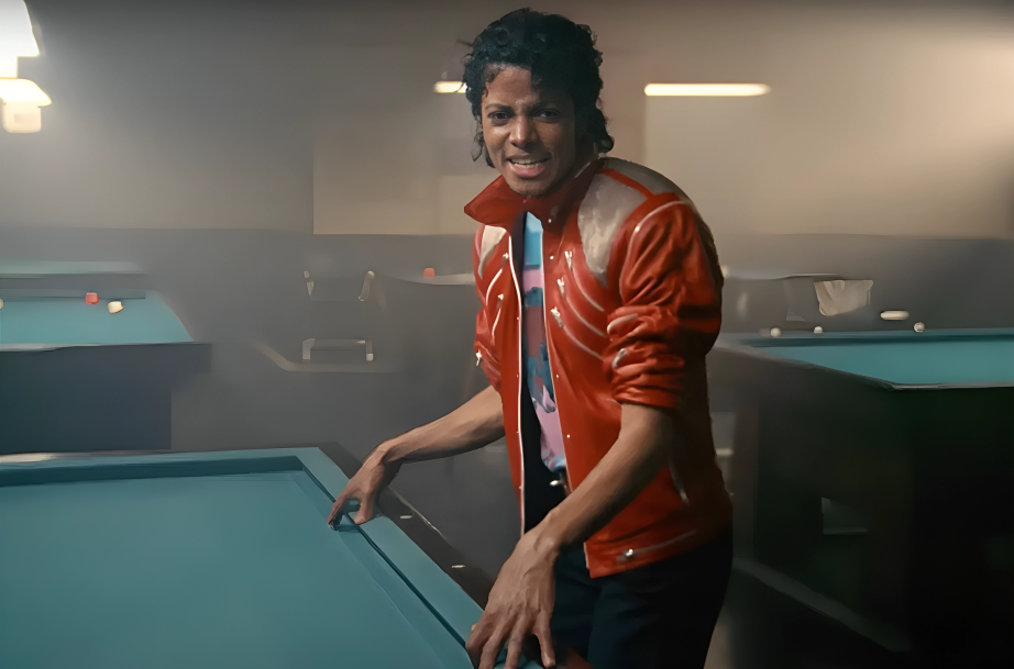Jackson in Beat It Music Video