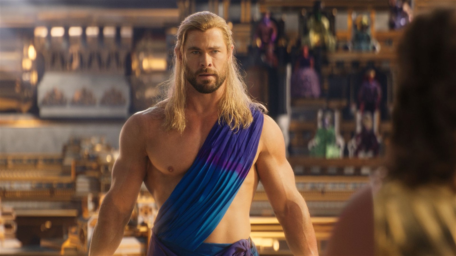 Chris Hemsworth in a still from Thor: Love and Thunder