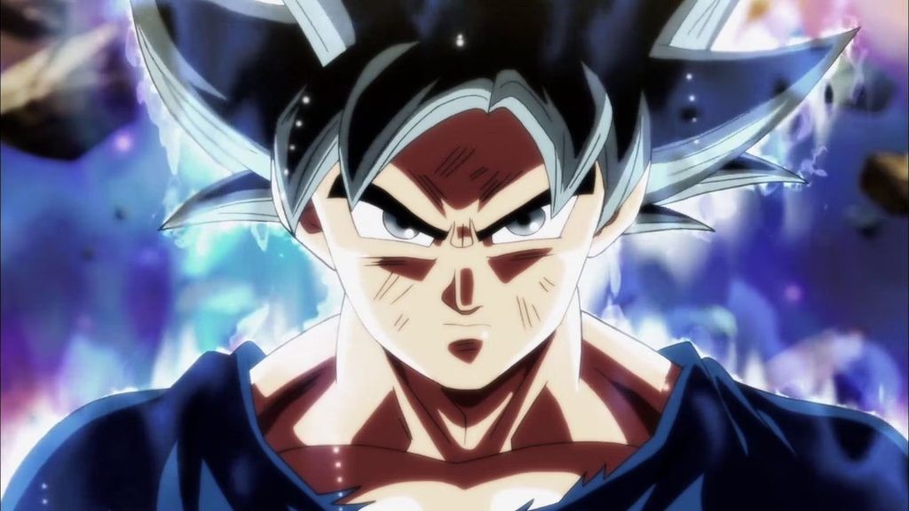 Ultra instinct Goku in Dragon Ball by Akira Toriyama