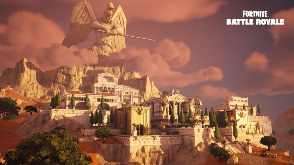 Mount Olympus is one of the many new POIs in the game, holding its own bunch of secrets.