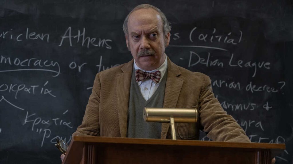 Paul Giamatti in a still from The Holdovers