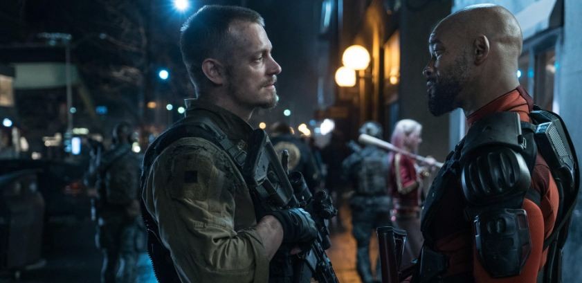 Will Smith, Joel Kinnaman, and Margot Robbie in Suicide Squad (2016)