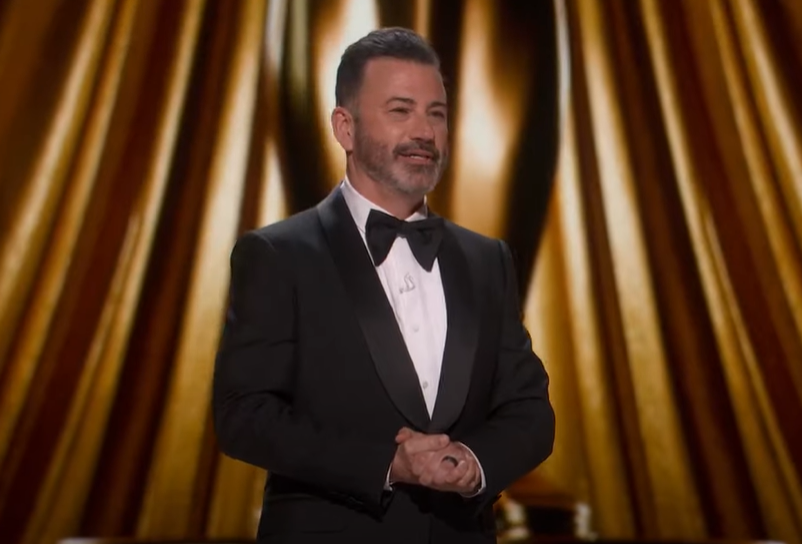 Jimmy Kimmel at the 2024 Oscars (image via ABC News | Youtube)