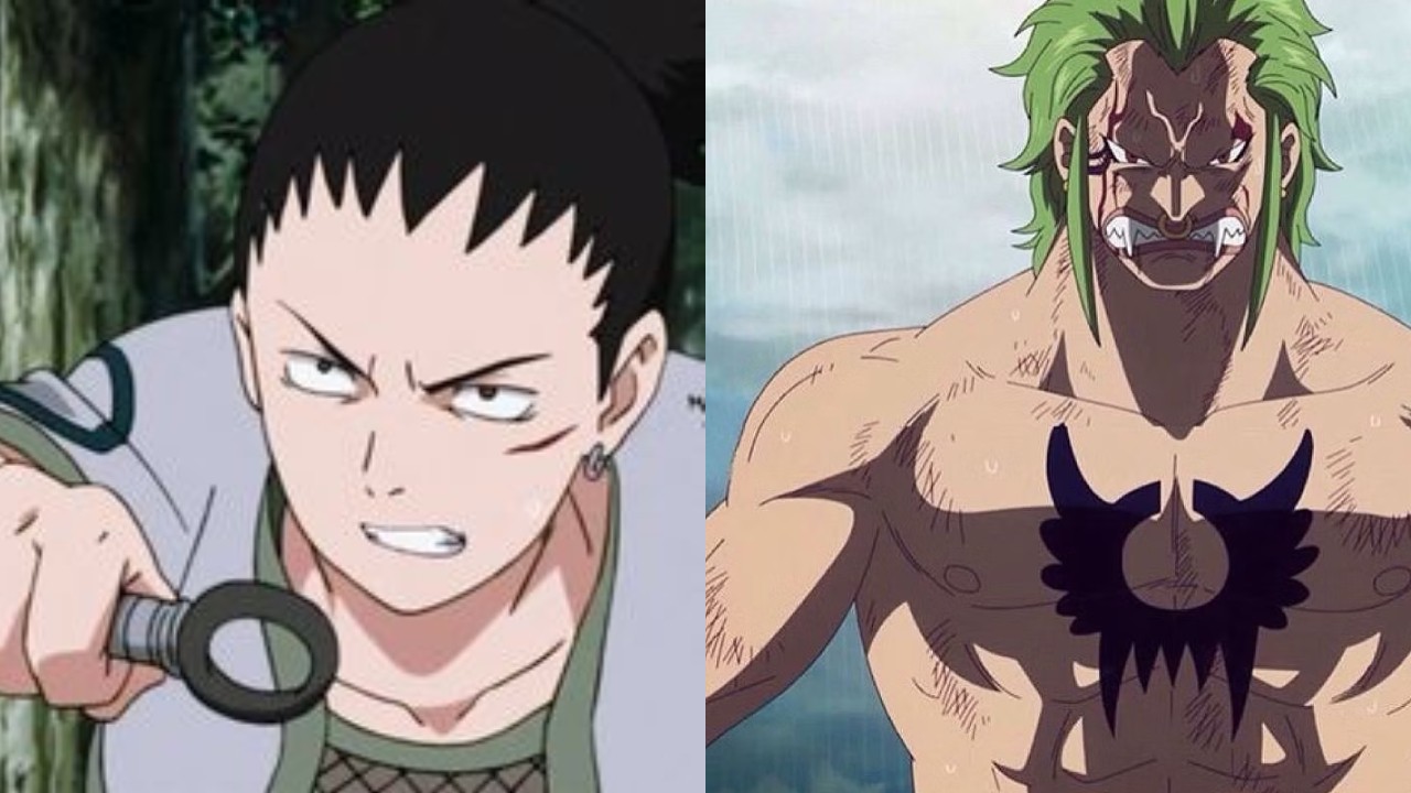 Shikamaru from Naruto and Bartolomeu from One Piece