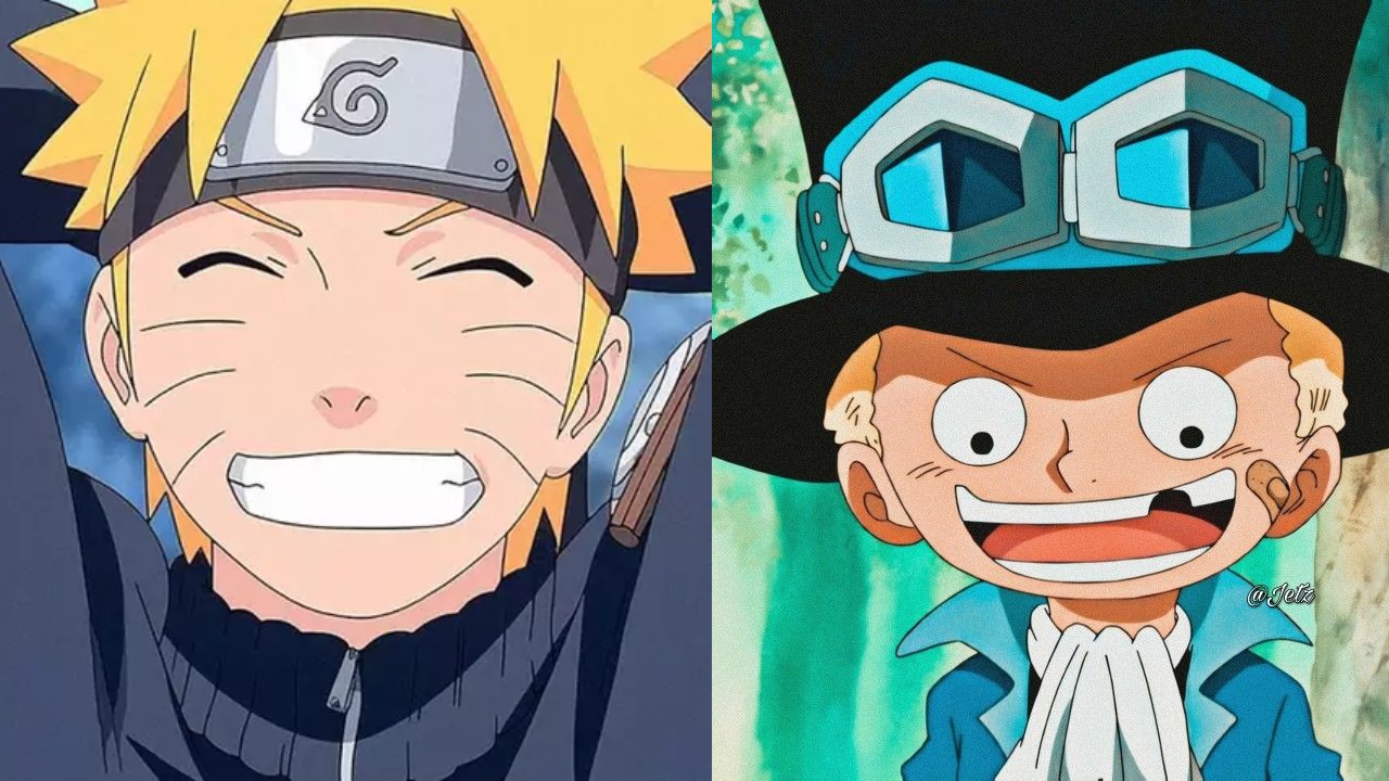Naruto Uzumaki from Naruto and Sabo from One Piece 