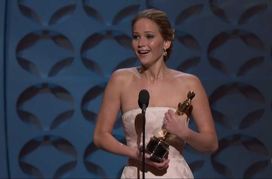 Jennifer Lawrence in the 85th Academy Awards