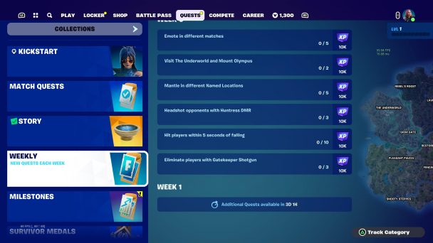 How To Complete Week 0 Weekly Quests in Fortnite Chapter 5 Season 2