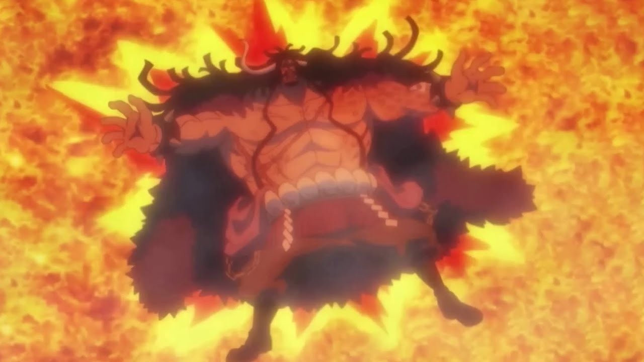 kaido falling in lava