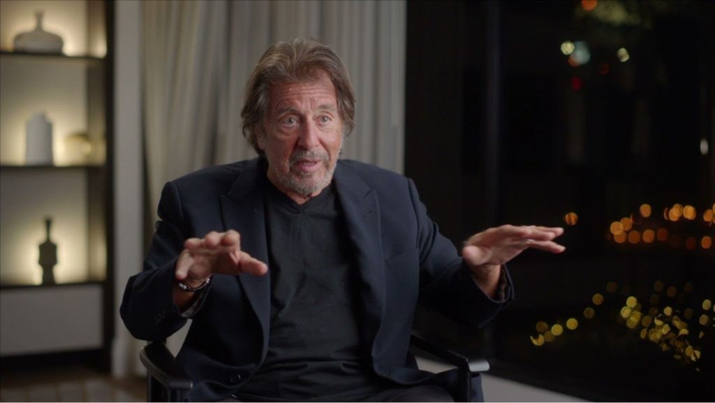 Al Pacino apologizes to fans (Image via House of Gucci Interview | Films Now Extra)