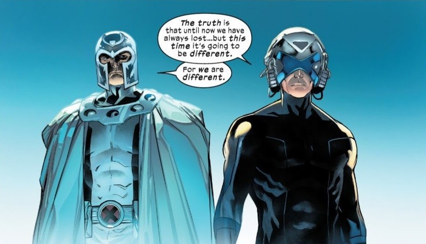 Professor X and Magneto in Marvel Comics