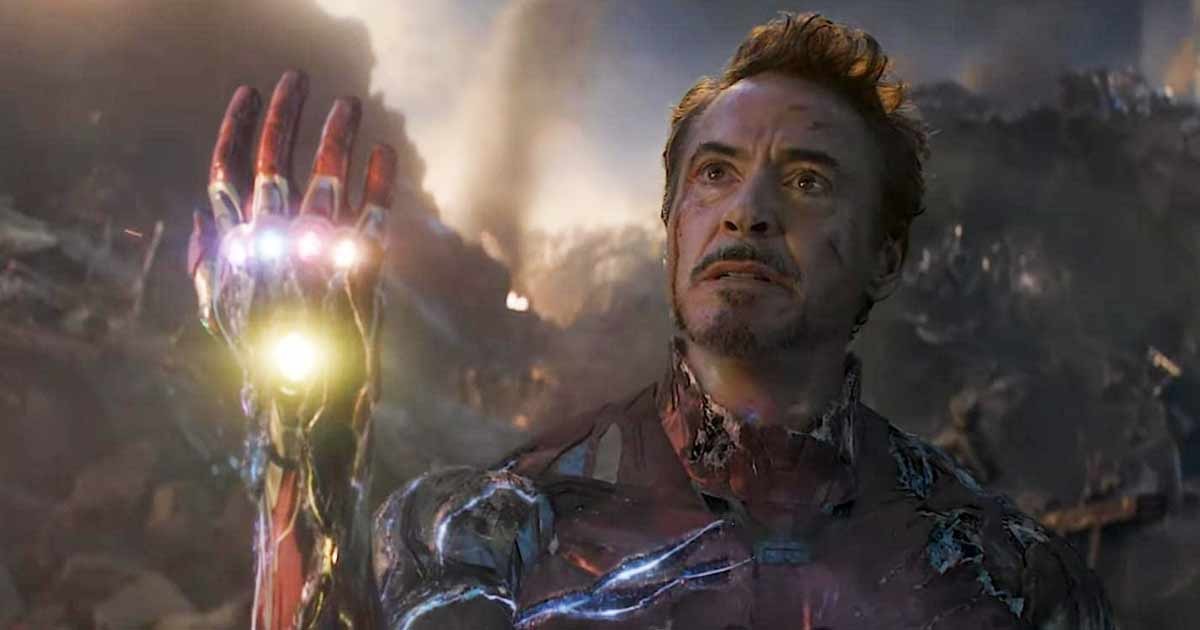 Robert Downey Jr. as Iron Man in Avengers: Endgame