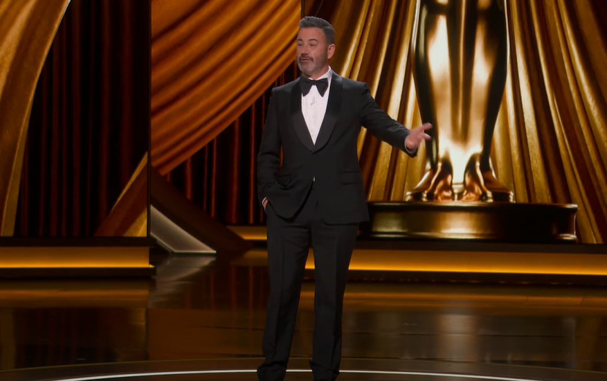 Jimmy Kimmel at the 2024 Oscars (image via Jimmy Kimmel Live! | YouTube)