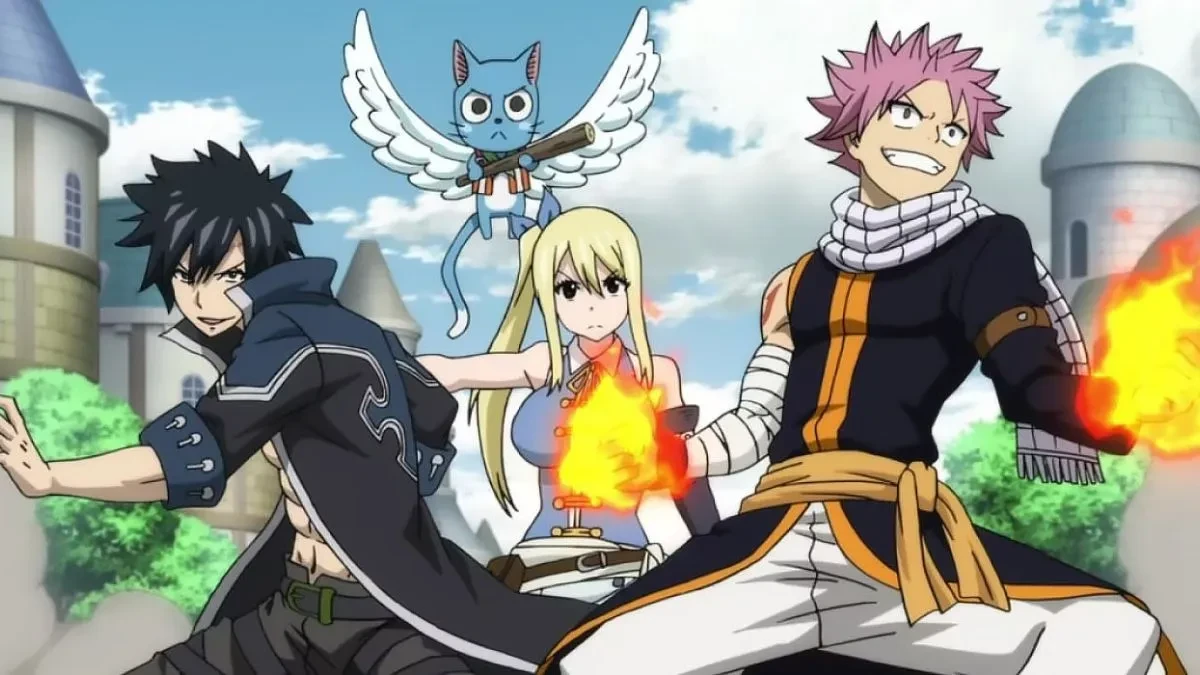 Natsu, Lucy and Gray from Fairy Tail