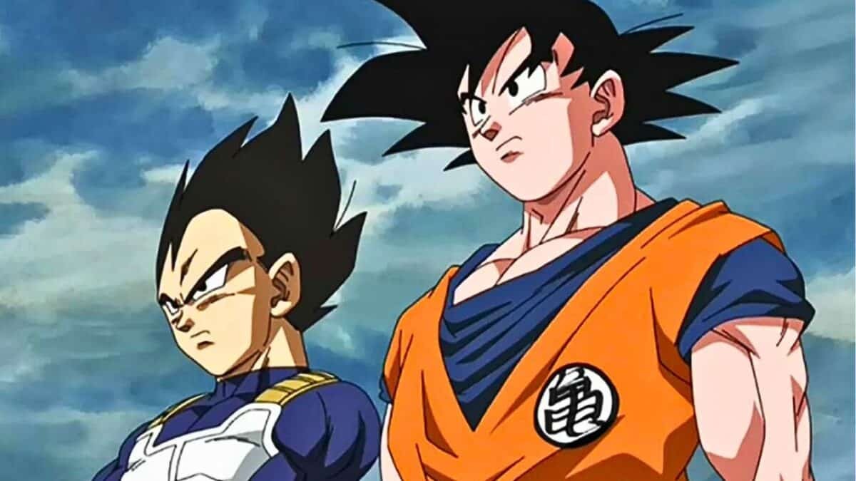 Goku and Vegeta in Dragon Ball Z