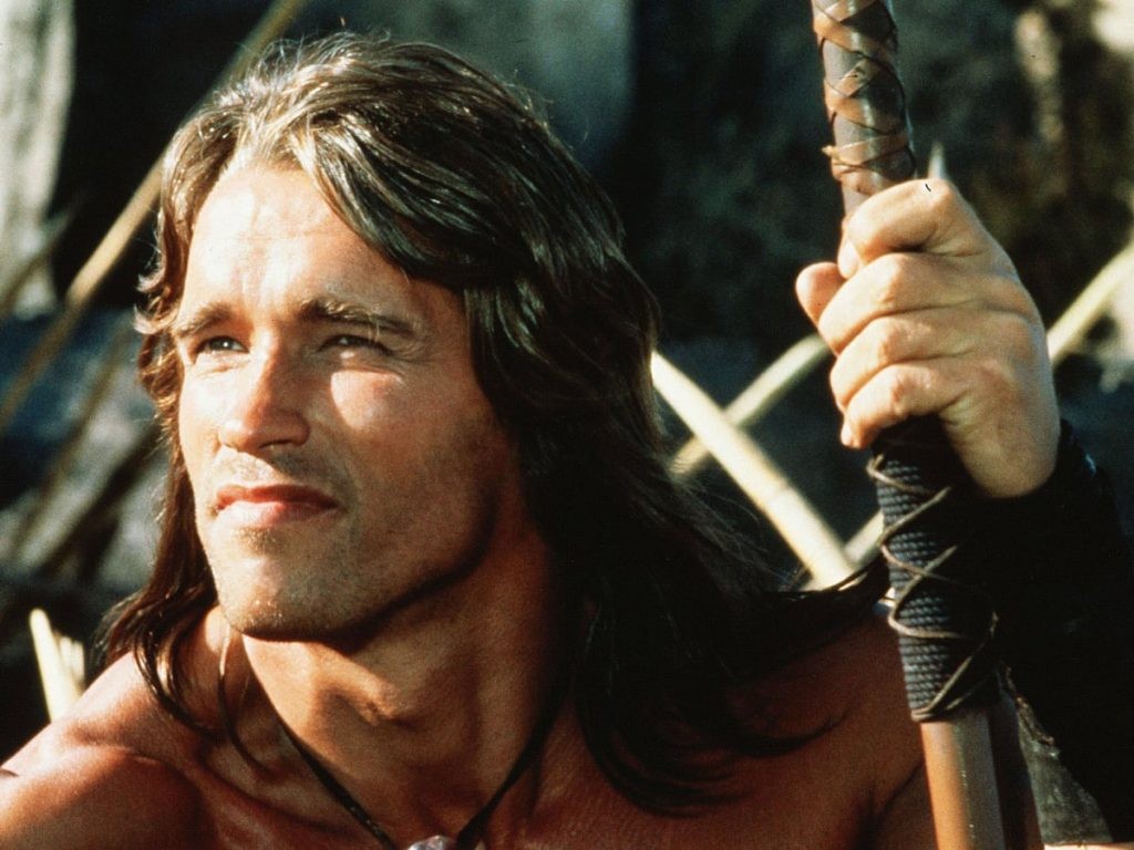 Arnold Schwarzenegger in and as Conan the Barbarian