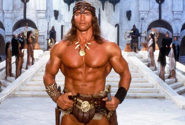 Arnold Schwarzenegger in John Milius' Conan the Barbarian