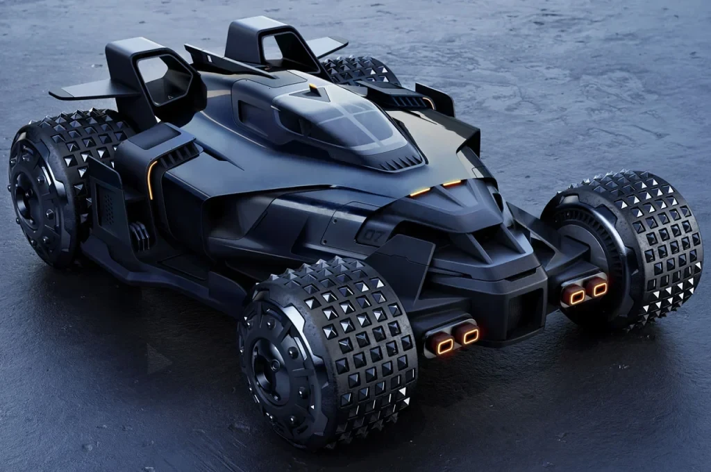 Batmobile concept by designer Frédéric LE SCIELLOURa