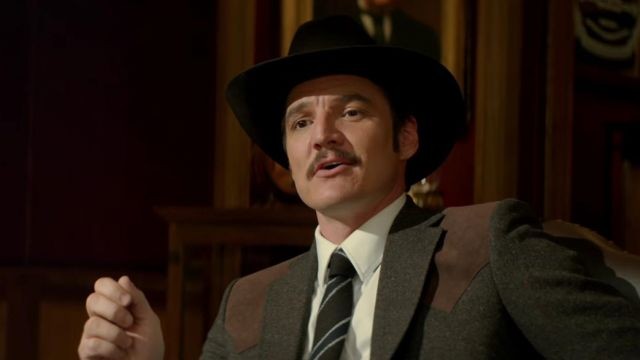 Pedro Pascal as Agent Whiskey in a still from Kingsman: The Golden Circle