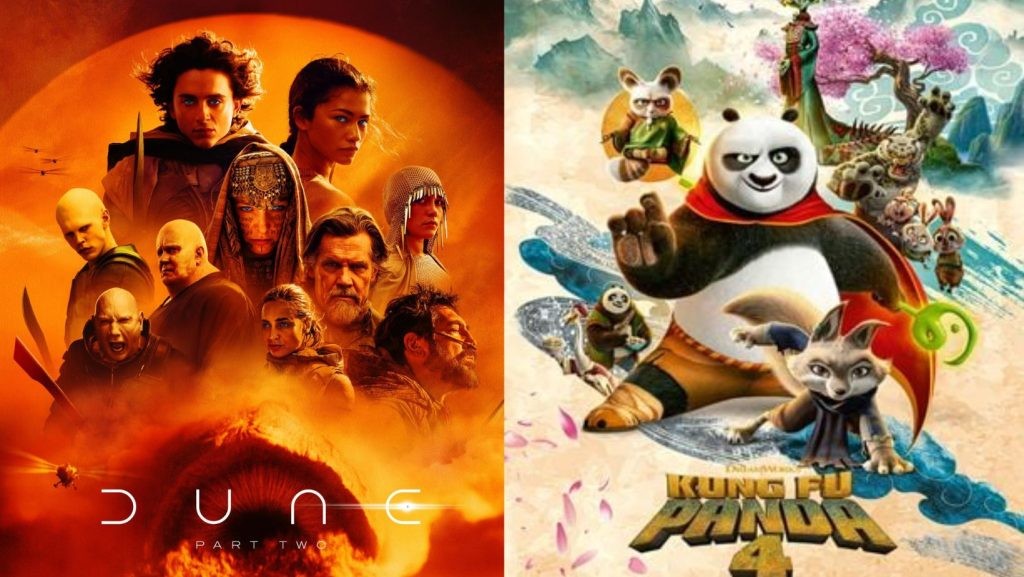 Box Office Battle: Dune: Part Two vs. Kung Fu Panda 4 