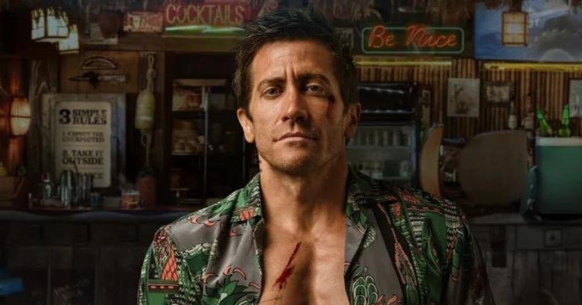 Jake Gyllenhaal in a still from Road House (2024)