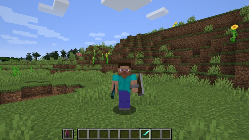 An in-game screenshot of Minecraft