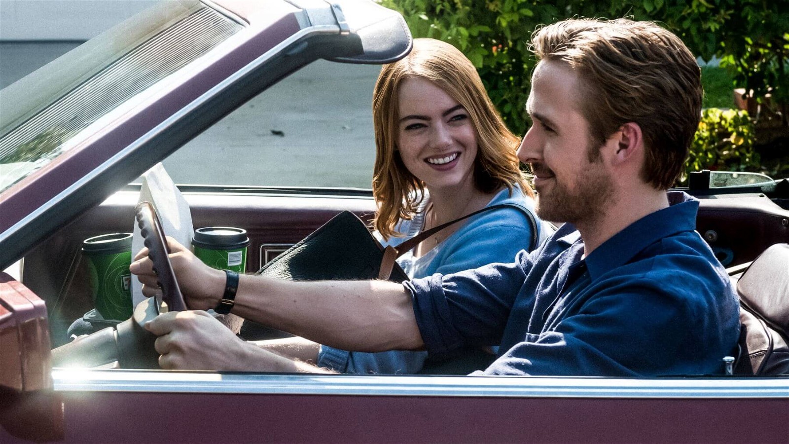 Ryan Gosling and Emma Stone in La La Land
