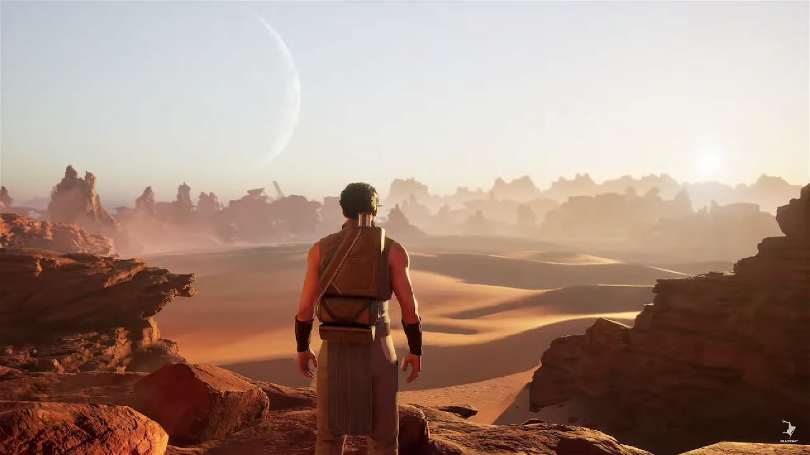 A still of the gameplay of Dune: Awakening