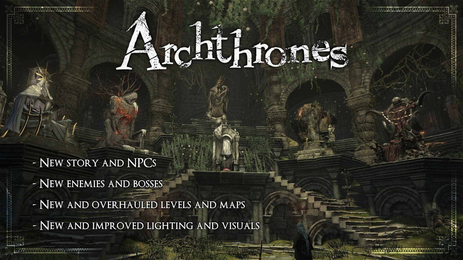 Everything that the Archthrones mod offers. Image credit: Archthrones via Twitter
