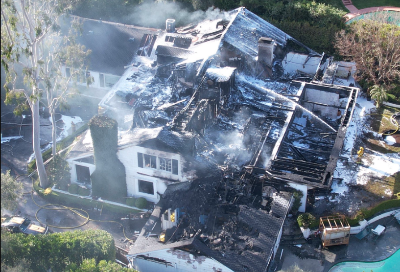 Cara Delevingne’s $7 Million LA House in Ruins (Image via X/Pop Base)