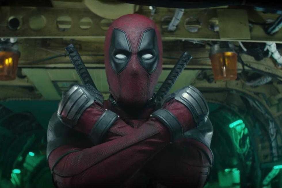 Ryan Reynolds as Deadpool in a still from Deadpool 2