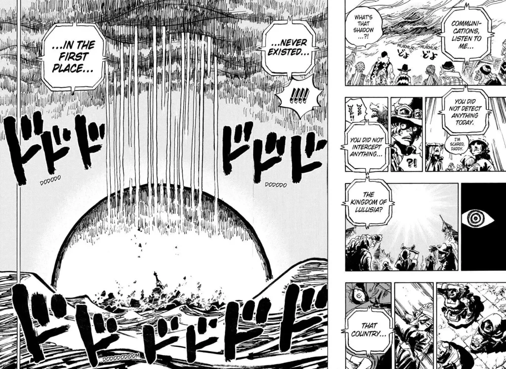 The Luluisa Island incident in One Piece
