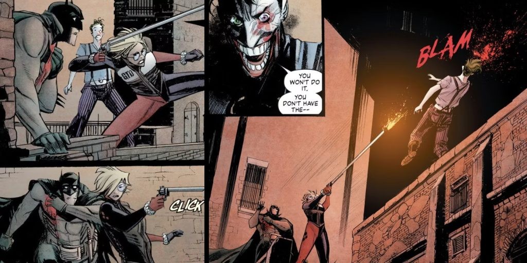Harley Quinn kills Joker