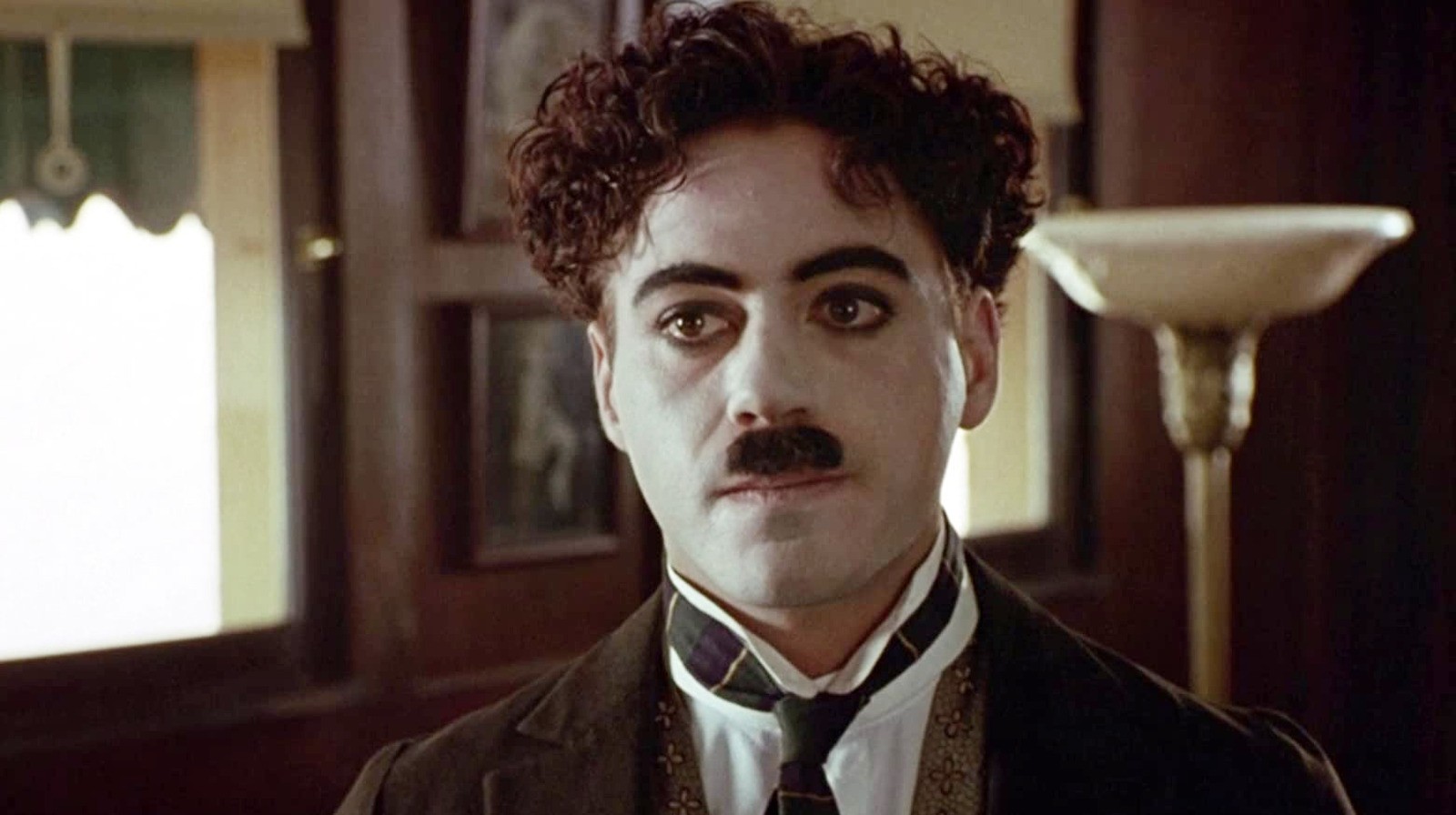 Robert Downey Jr. in and as Chaplin