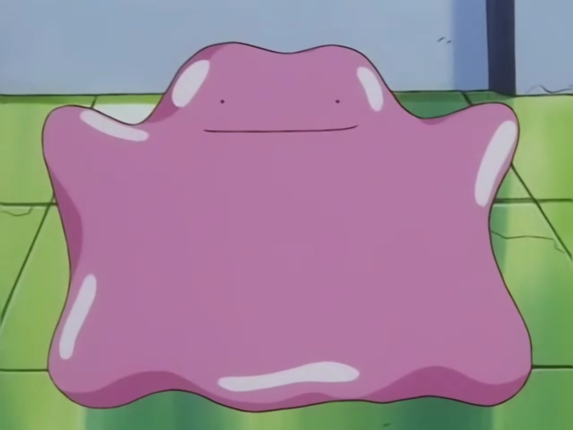 Ditto, as seen in 1997's Pokémon