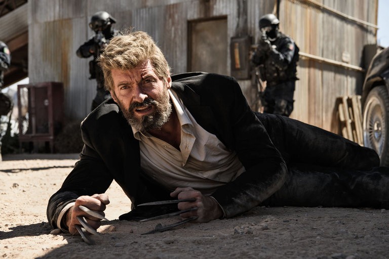 Hugh Jackman as Logan in Logan , Deadpool