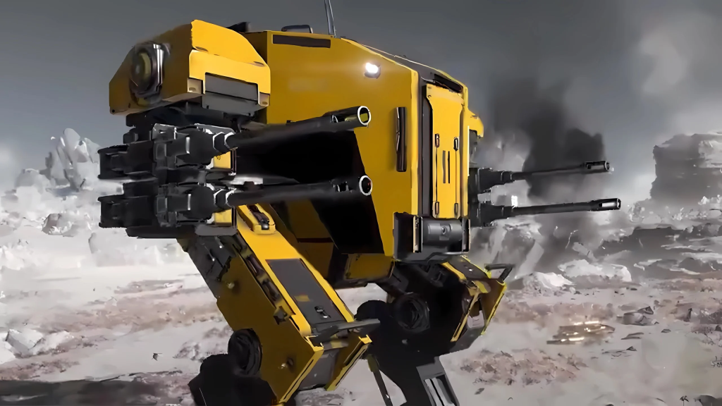 Helldivers 2's Emancipator and a short gameplay featuring the auto-cannons are leaked again.