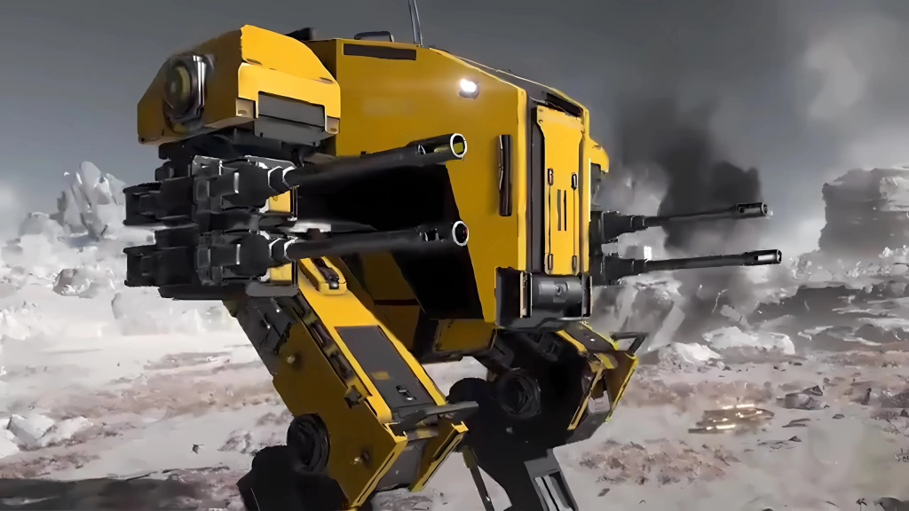 Helldivers 2's Emancipator is leaked again along with a short gameplay featuring the auto-cannons.