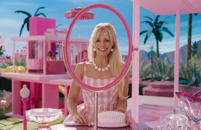 Margot Robbie in and as Barbie 