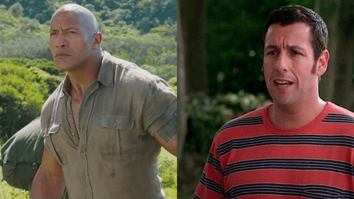 Actors like Dwayne Johnson and Adam Sandler often portray characters close to their real-life persona
