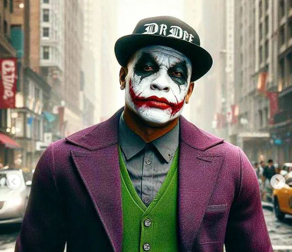 Dr. Dre as Joker | Credits: aiartvisuals
