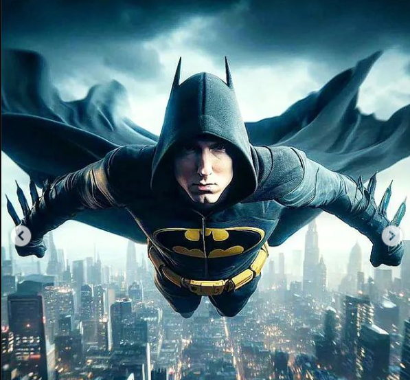 Eminem as Batman | Credits: aiartvisuals