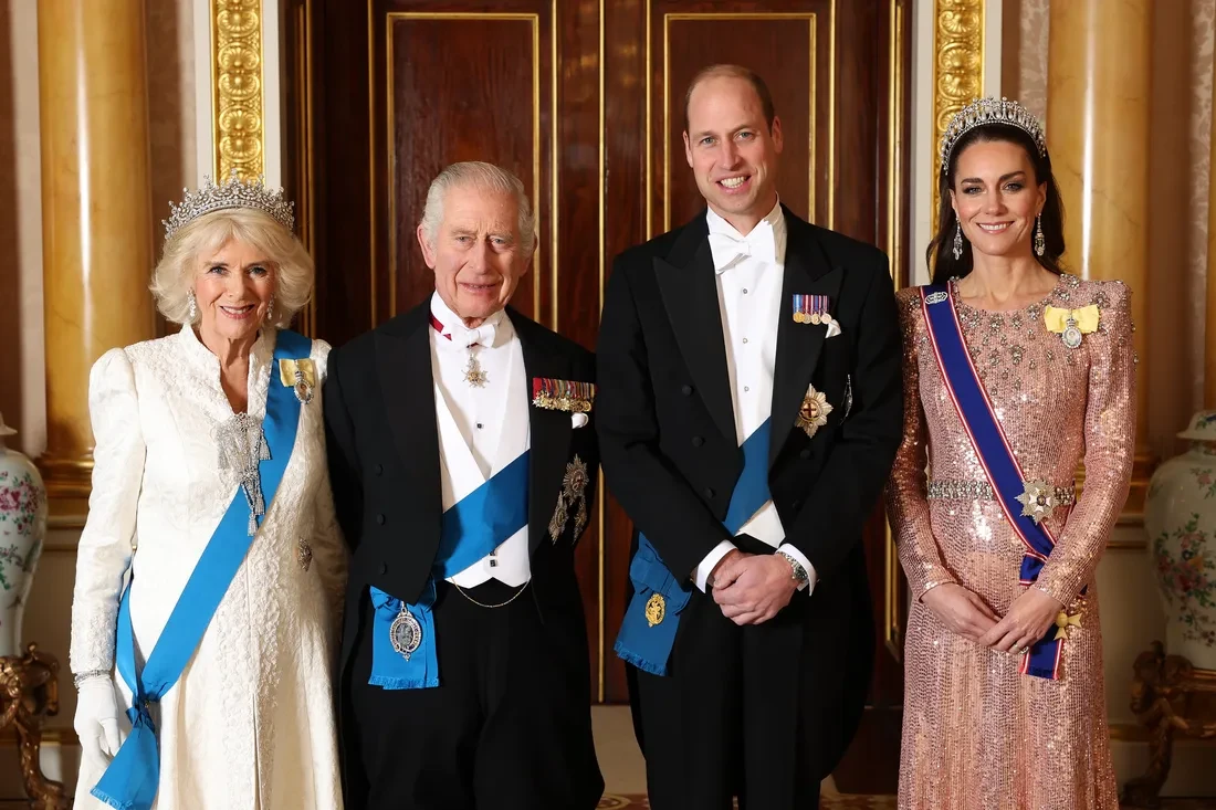 Kate Middleton and the rest of her family 