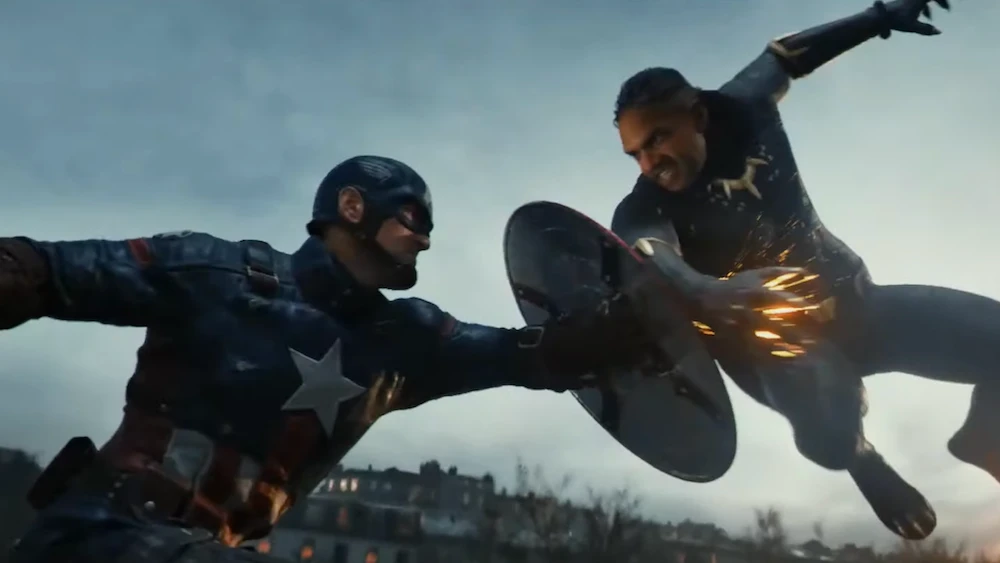 Captain America and Black Panther in a face-off in Marvel's 1943: Rise of Hydra trailer